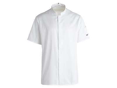 Kentaur Kokkejakke Hvid Kortærmet